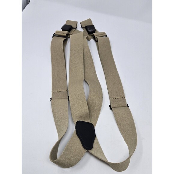 DULUTH TRADING CO REGULAR SIDE CLIP SUSPENDERS LOT OF 3 NAVY BLACK KHAKI MENS OS - Picture 9 of 16